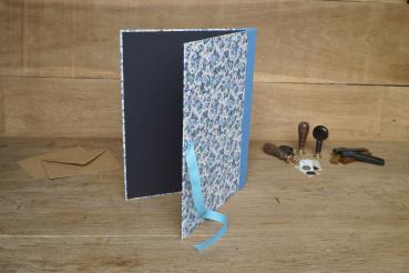 Himmelblaue Aktenmappe für dokumente und Zeichnungen in DIN-Format